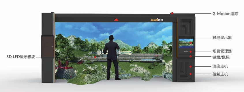 VR立方 沉浸式VR大屏交互显示产品